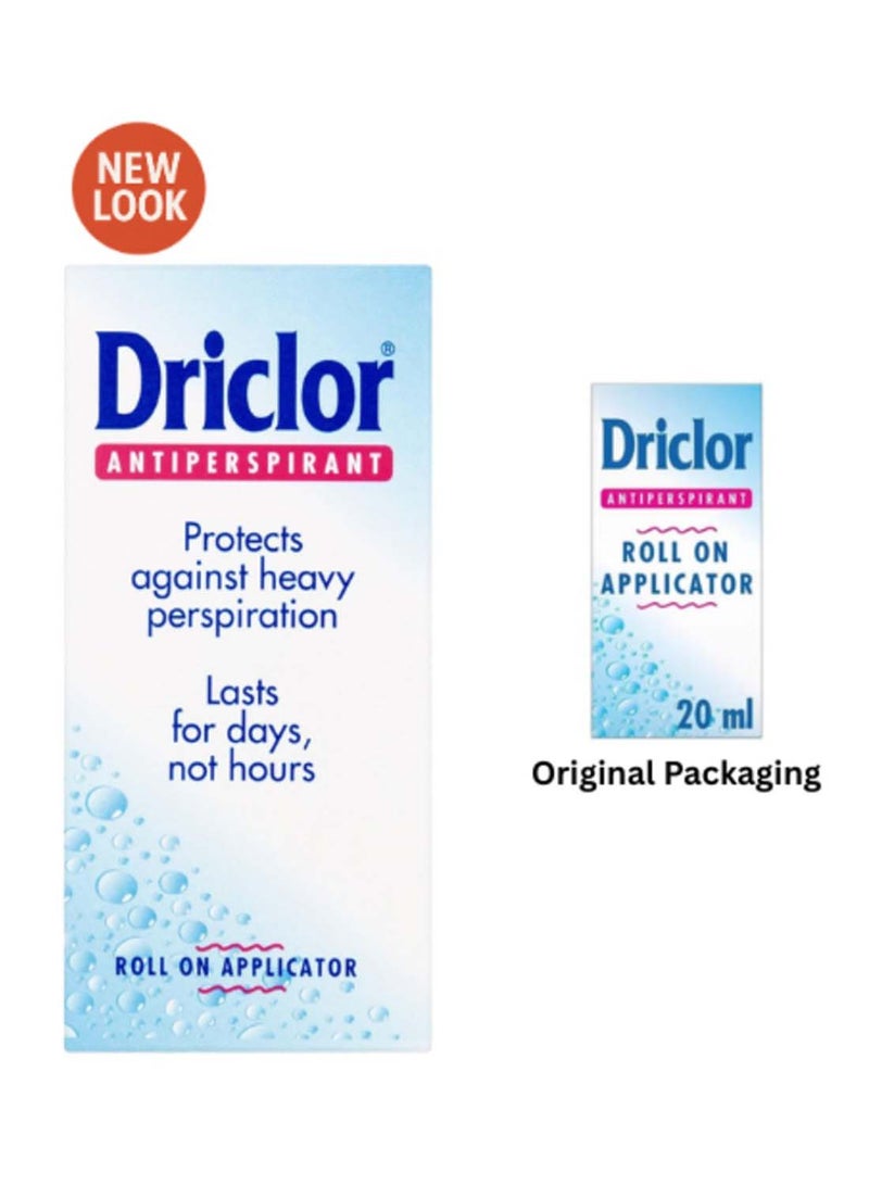 Driclor Antiperspirant Roll On Applicator 20ml 