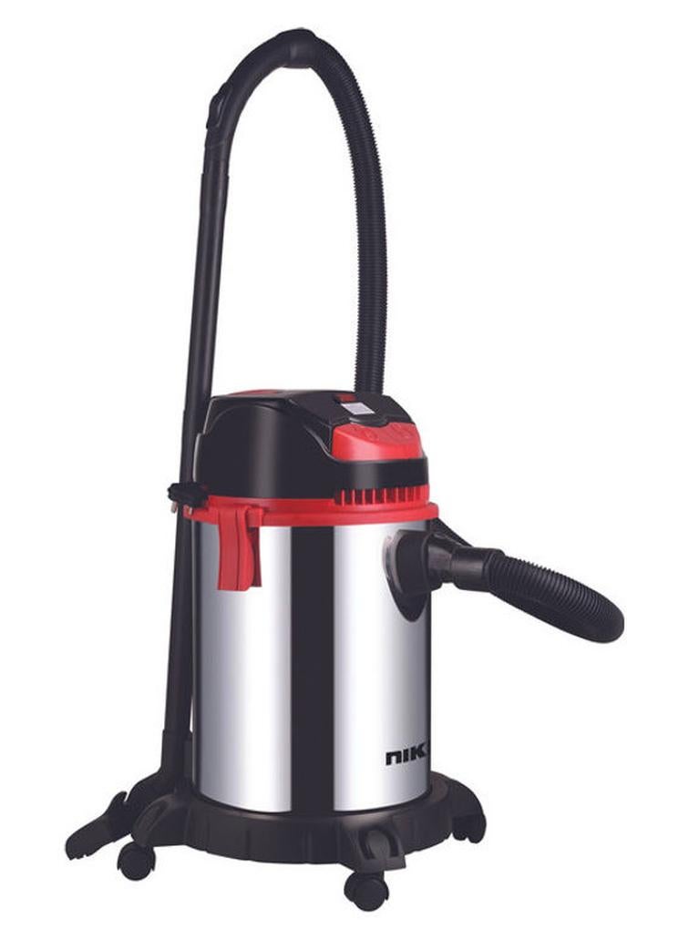 نيكاي مكنسة كهربائية ثنائية الاستخدام الرطب والجاف بقوة 1400 وات، 30 لتر، أسطوانة من الستانلس ستيل 30 L 1400 W NVC33WD متعدد الألوان - Image 1