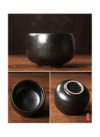 Set Of 5 Double Walled Ceramic Espresso Coffee Cup Multicolour 100ml - view 4