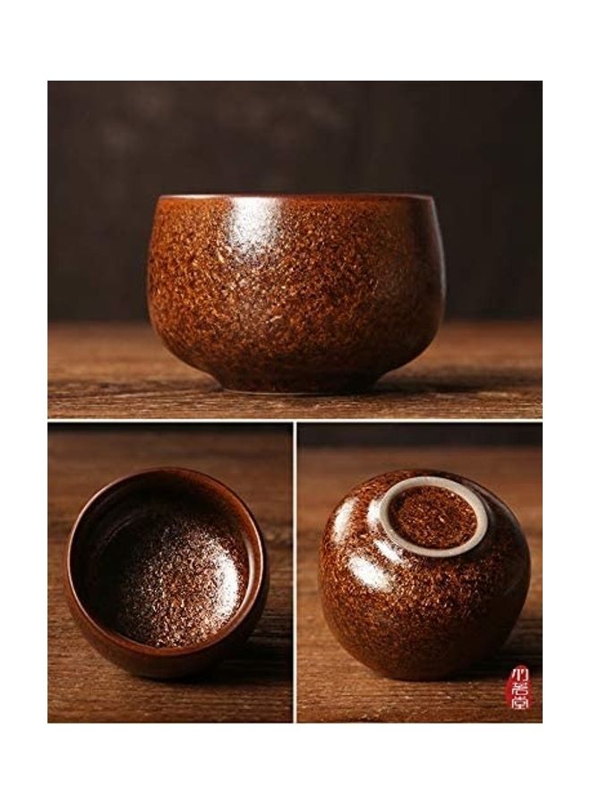 شو وو طقم فناجين قهوة إسبريسو بجدار مزدوج مكون من 5 قطع متعدد الألوان 100ملليلتر - Image 5