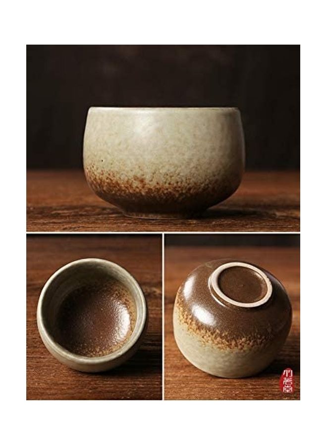 شو وو طقم فناجين قهوة إسبريسو بجدار مزدوج مكون من 5 قطع متعدد الألوان 100ملليلتر - Image 3