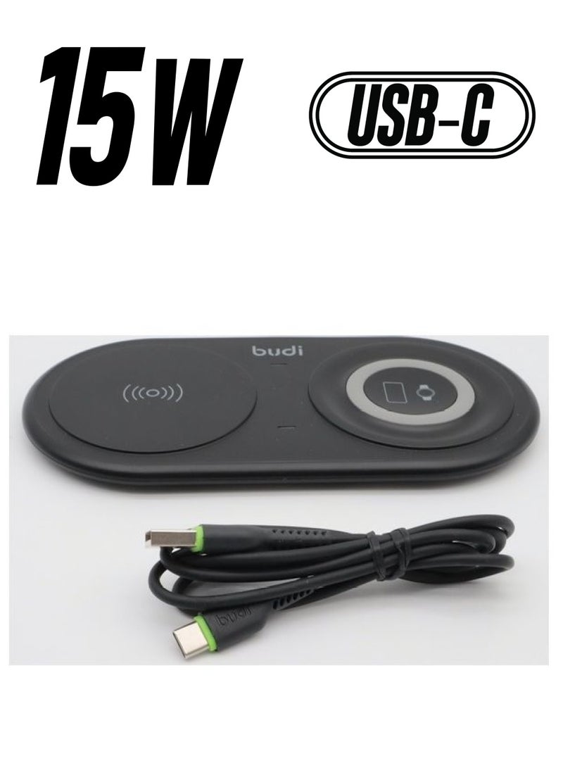 budi Wireless Charger Black  - Image 1
