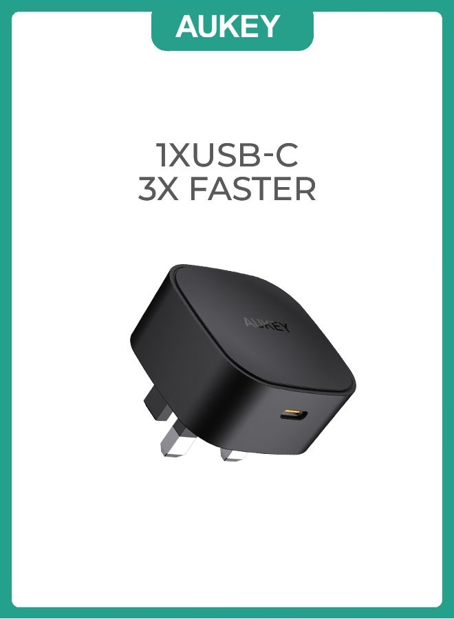 Aukey 20W Compact PD Wall Charger PA-Y25 Black  - Image 5