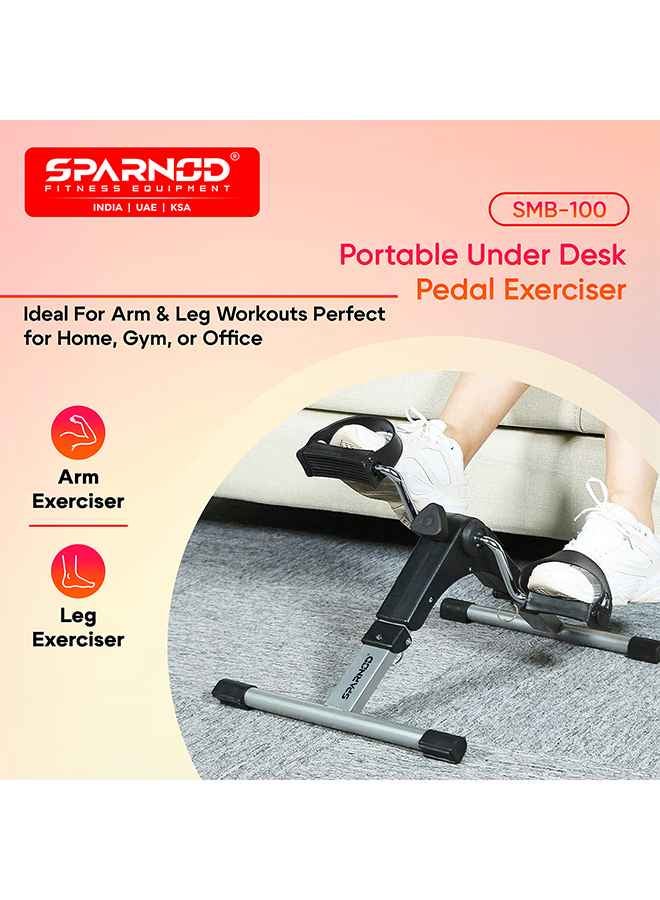 Sparnod Fitness Smb-100 Mini Cycle Pedal Exerciser With Adjustable Resistance And Digital Display 2.68kg  - Image 2