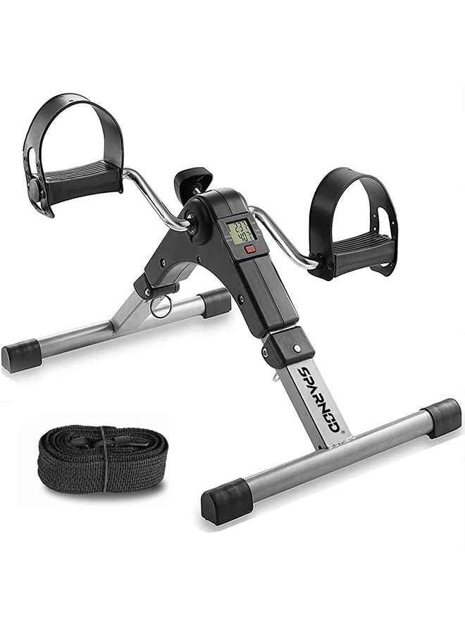 Sparnod Fitness Smb-100 Mini Cycle Pedal Exerciser With Adjustable Resistance And Digital Display 2.68kg  - Image 1