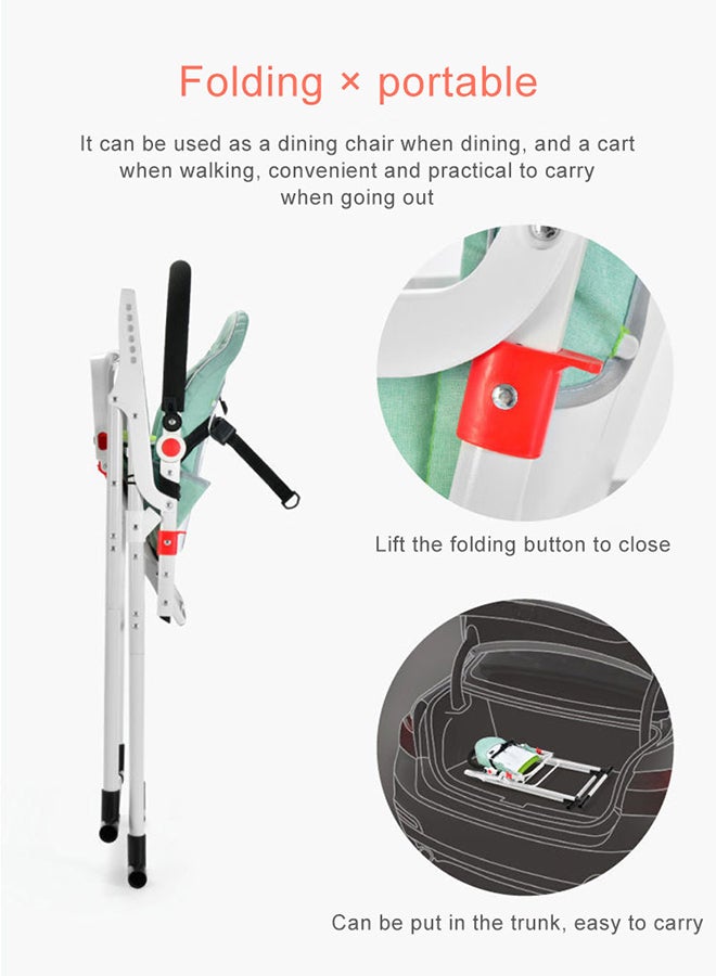 كيدل كرسي لإطعام الأطفال قابل للطي ومتعدد الوظائف - Image 4