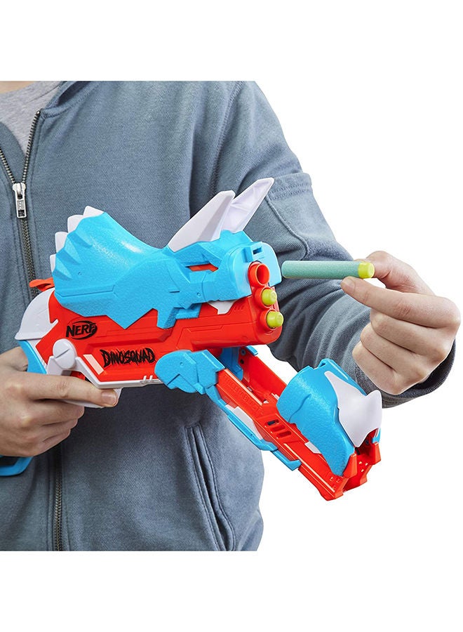 NERF - Nerf Dinosquad Rex-Rampage Motorized Dart Blaster, 10-Dart Clip, 20 Official Nerf Darts, 10-Dart Storage- T-Rex Dinosaur Design 3.187x28x14inch - Image 1