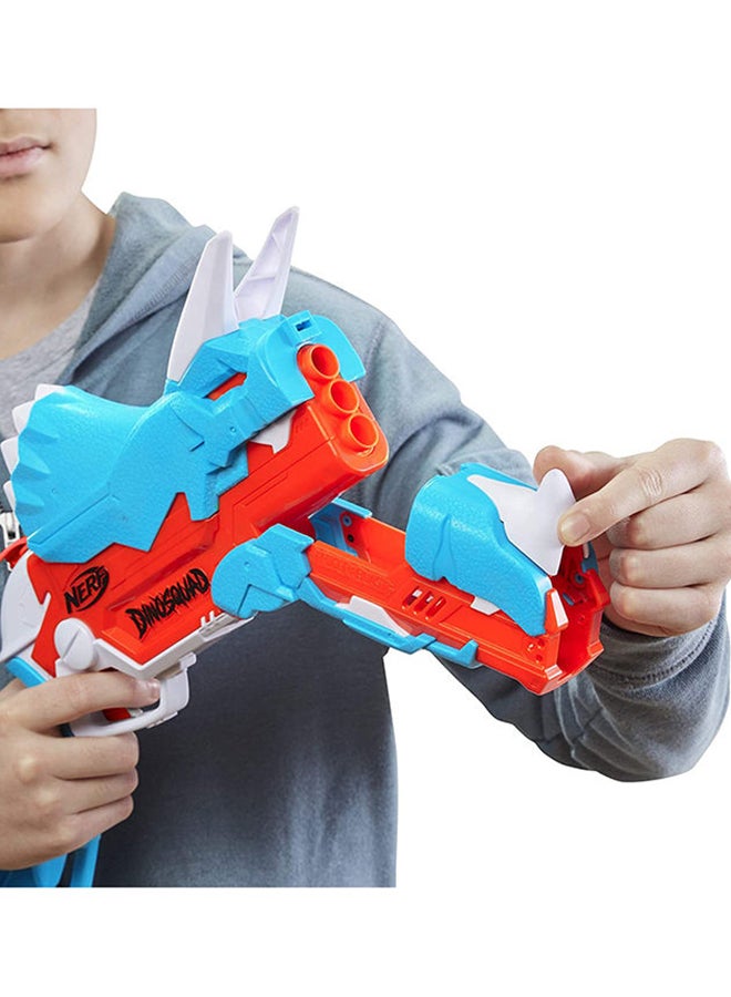 NERF - Nerf Dinosquad Rex-Rampage Motorized Dart Blaster, 10-Dart Clip, 20 Official Nerf Darts, 10-Dart Storage- T-Rex Dinosaur Design 3.187x28x14inch - Image 1