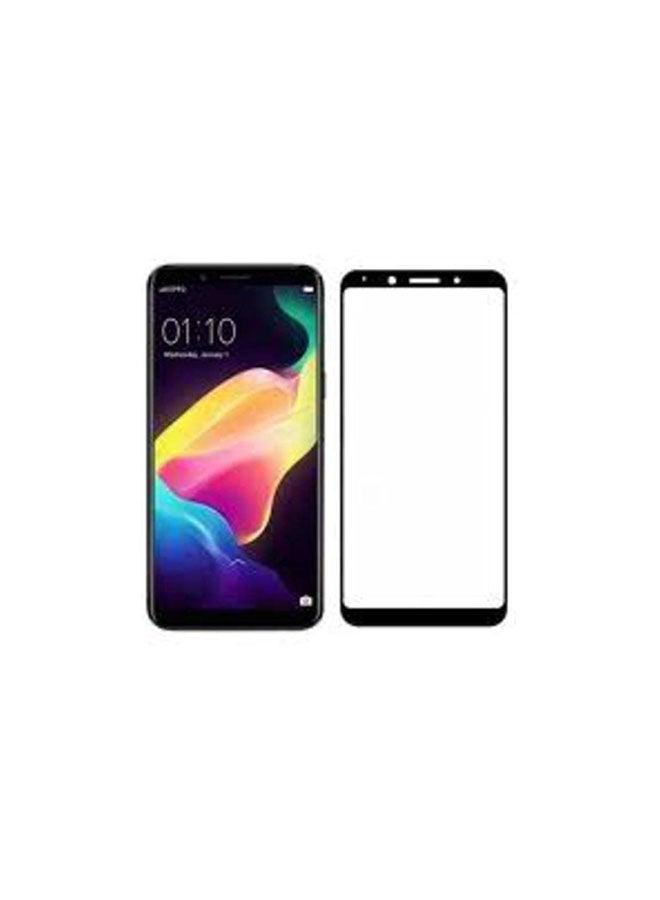Dragon Anti-Fingerprint 5D Glass Screen Protector For Oppo F5 Black-Clear 