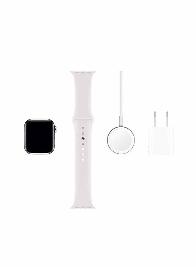 Apple Renewed - Watch Series 5-40mm GPS Silver Aluminium Case With White Sport Band - Image 3