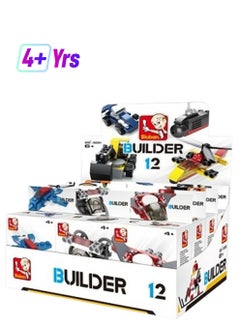 Sluban 131571 12-Piece Builders Toy Set 12 4+ Years  - Image 1