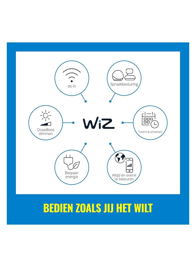 Wiz - Tunable Whites A60 E27 - WiFi + Bluetooth Smart LED Bulb (Compatible with Amazon Alexa and Google Assistant) White - Image 1