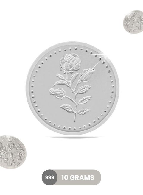 عملة معدنية من الفضة النقية (999) بوزن 10 جم