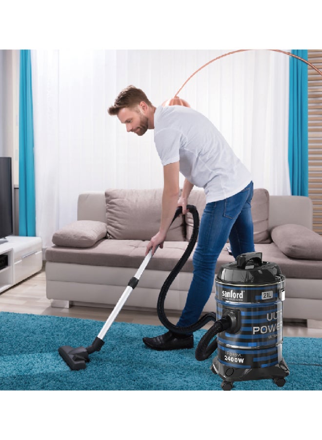Sanford VACUUM CLEANER 21 L 2400 W SF898VC BS Black, blue, red  - Image 4