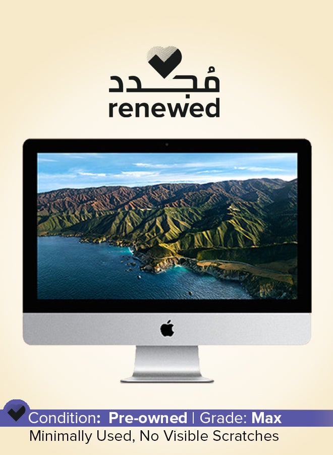 Renewed - iMac A2116 (2017) All-in-One With 21.5-Inch Full HD Display, Core i5 Processor/Dual Core/8GB RAM/1TB HDD/macOS English Silver