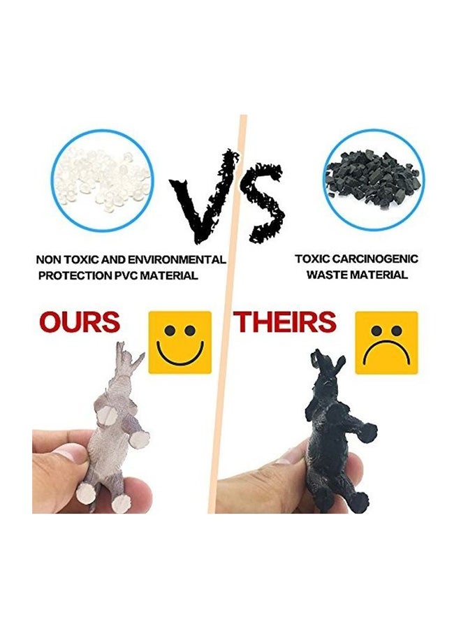 ValeforToy 54-Piece Mini Jungle Animals Toys Set 1.9X9.7X4.3inch - Image 3