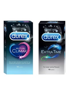 Set Of 2 Extra Time And Mutual Climax Condom