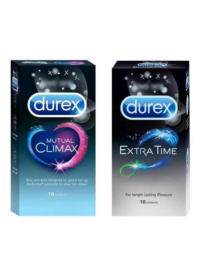 Durex - Set Of 2 Extra Time And Mutual Climax Condom - Image 1