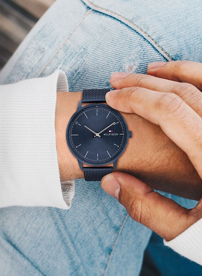 تومي هيلفيغر ساعة هيندريكس بقرص أزرق اللون - طراز 1791841 للرجال - Image 4
