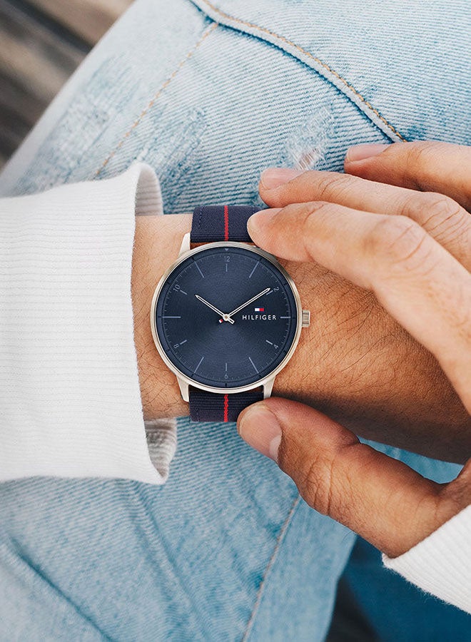 TOMMY HILFIGER Men's Hendrix  Navy Dial Watch - 1791844 - Image 4