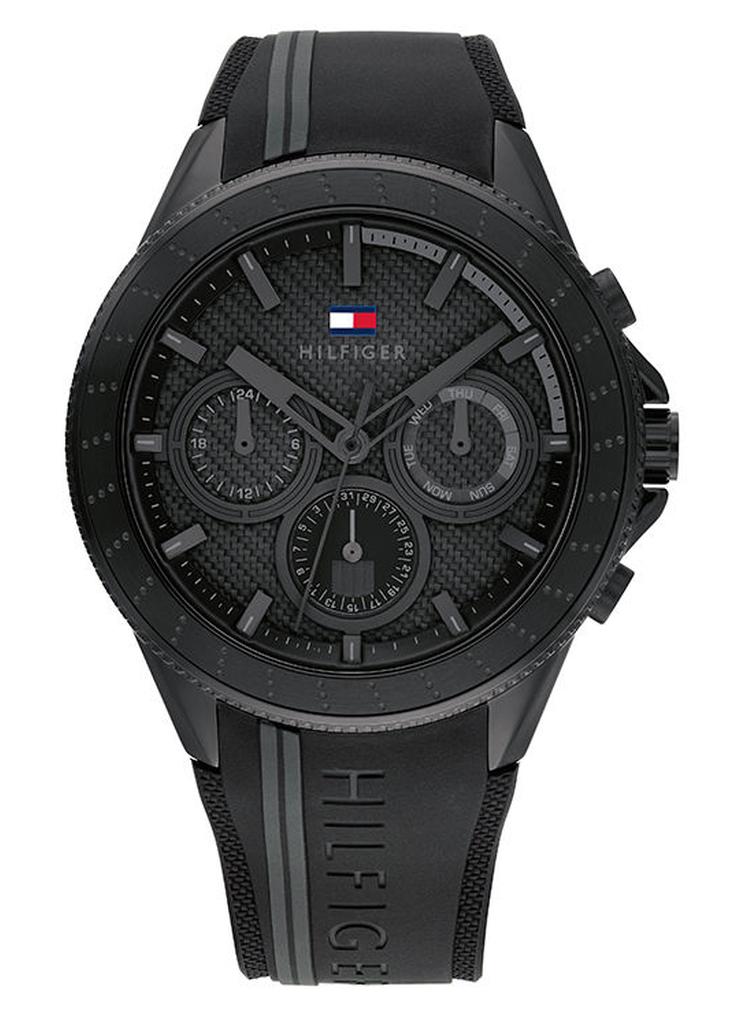 TOMMY HILFIGER Men's Aiden  Black Dial Watch - 1791861 - Image 1