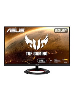 TUF Gaming VG249Q1R 23.8" FHD IPS Gaming Monitor, Overclockable 165Hz Refresh Rate, 1ms Response Time, FreeSync Premium, 2W* 2 Speakers, DisplayPort 1.2* 1 HDMI(v1.4)* 2, 90LM05V1-B01E70 Black