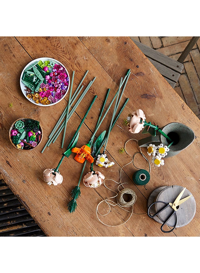 6332924 Botanicals Flower Bouquet - Artificial Flowers Set for Adults incl. Roses, Snapdragons, Poppies, Asters & Daisies - Home Decor Gift for Valentine's Day - Botanical Collection - LEGO  Icons 10280 756 18+ years - https://f.nooncdn.com/p/pnsku/N48324535A/45/_/1715785772/da8b0d4f-fcbf-4858-b502-454f09dbfe3f.jpg?format=jpg&width=original