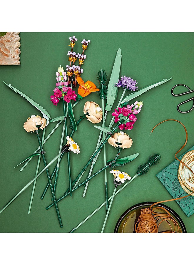 6332924 Botanicals Flower Bouquet - Artificial Flowers Set for Adults incl. Roses, Snapdragons, Poppies, Asters & Daisies - Home Decor Gift for Valentine's Day - Botanical Collection - LEGO  Icons 10280 756 18+ years - https://f.nooncdn.com/p/pnsku/N48324535A/45/_/1715785773/fc6c21fc-da39-42bb-9368-c58ea0605763.jpg?format=jpg&width=original