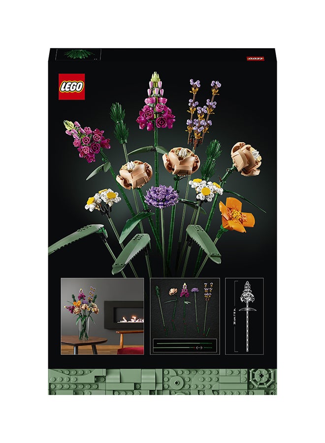6332924 Botanicals Flower Bouquet - Artificial Flowers Set for Adults incl. Roses, Snapdragons, Poppies, Asters & Daisies - Home Decor Gift for Valentine's Day - Botanical Collection - LEGO  Icons 10280 756 18+ years - https://f.nooncdn.com/p/pnsku/N48324535A/45/_/1715785774/f255613d-c78e-454b-9755-919f62e2c721.jpg?format=jpg&width=original