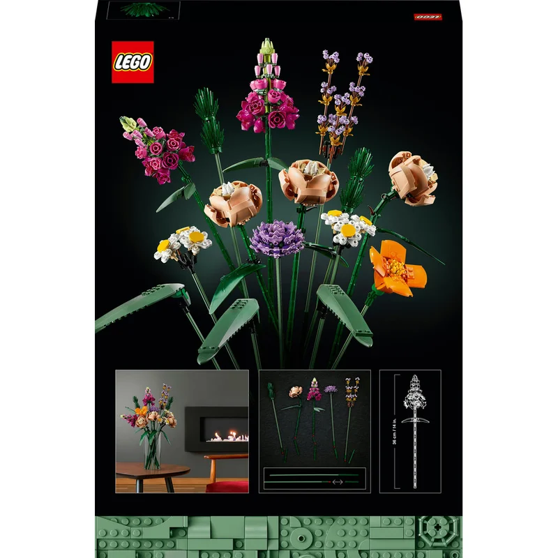 ليغو مجموعة باقة الزهور 10280 من LEGO®‎ (756 قطعة)