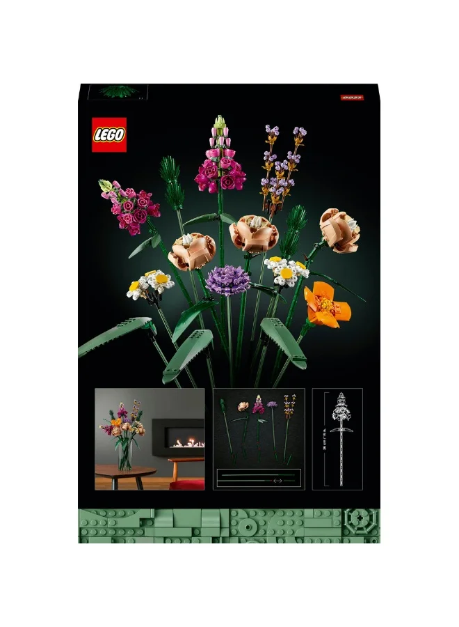 ليغو مجموعة باقة الزهور 10280 من LEGO®‎ (756 قطعة)