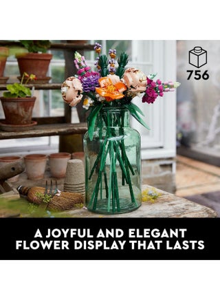 LEGO Botanicals Flower Bouquet Building Set for Adults 10280 (Age 18+, 756 Pieces) - view 2