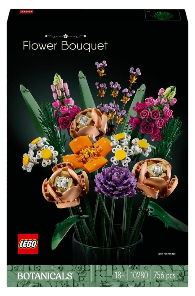 ليغو مجموعة باقة الزهور 10280 من LEGO®‎؛ هدية متميزة بشكل باقة زهور ومشروع إبداعي للبالغين (756 قطعة) - Image 1