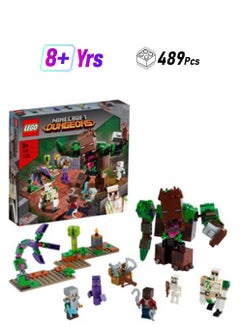 21176 Minecraft The Jungle Abomination Dungeons Playset, Action Figure Toy for Kids 489 8+ Years