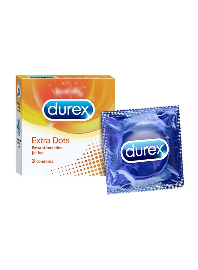 Durex Pack Of 6 Extra Dots Condoms - Image 2