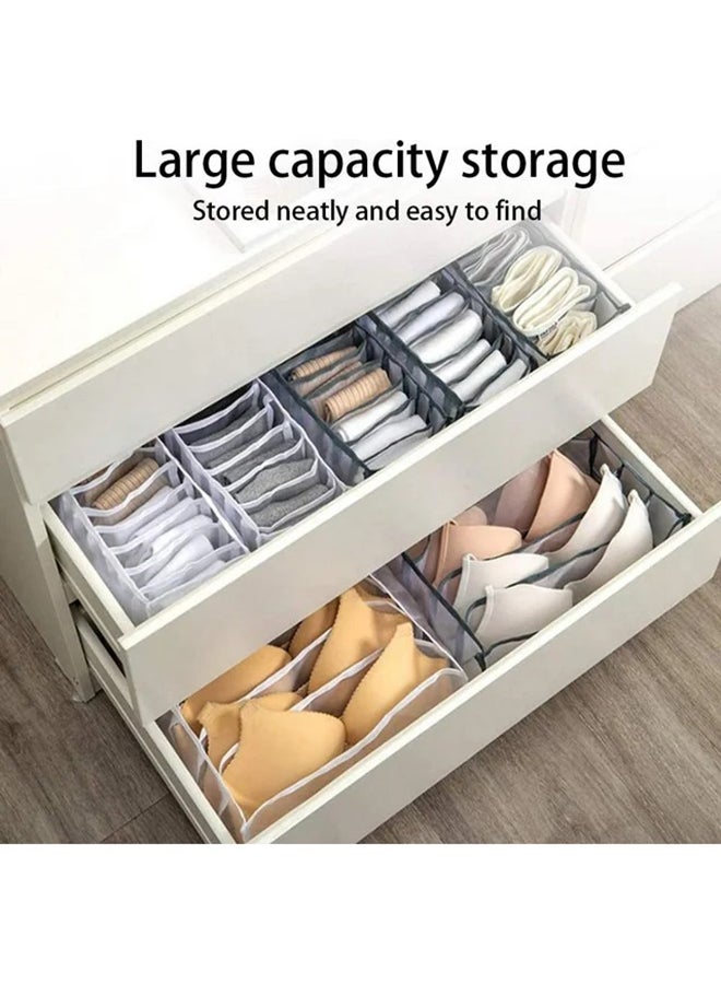 إيونتو طقم منظم للملابس الداخلية مكوّن من 3 قطع. رمادي/شفاف - Image 2