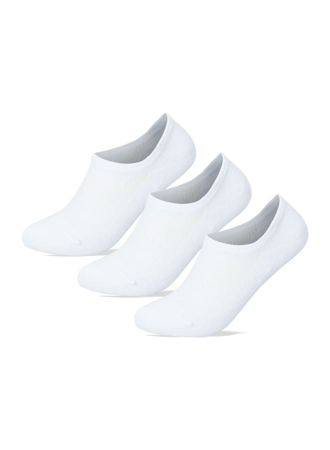SAM SOCKS No Show Nets Socks White  - Image 1