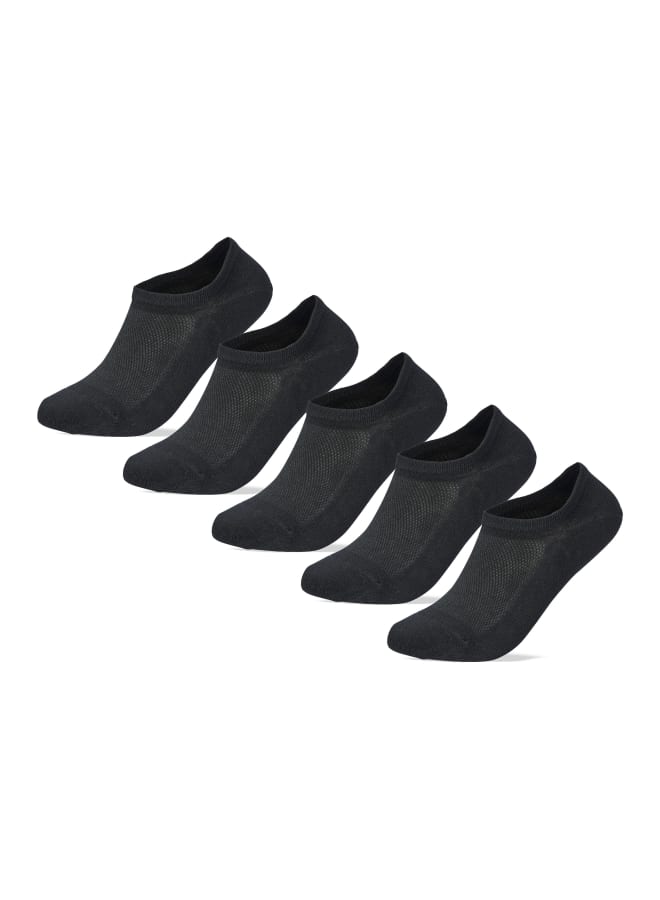 SAM SOCKS No Show Nets Socks Black  - Image 1