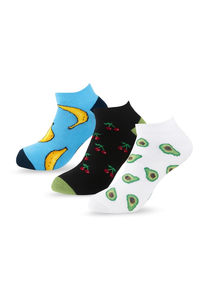 SAM SOCKS Ankle Fruits Socks Multicolour  - Image 1