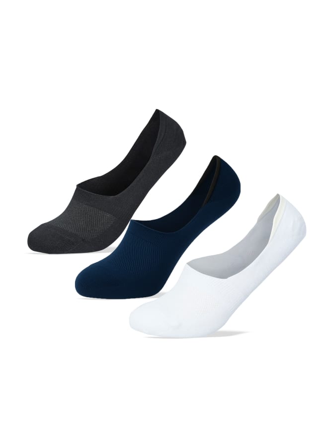 سام سوكس جوارب من السيليكون بتصميم شبكي غير مرئية متعدد الألوان - Image 1