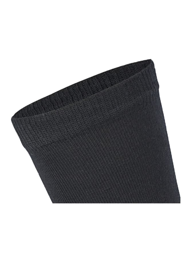 SAM SOCKS Classic Plain Socks Black  - Image 4