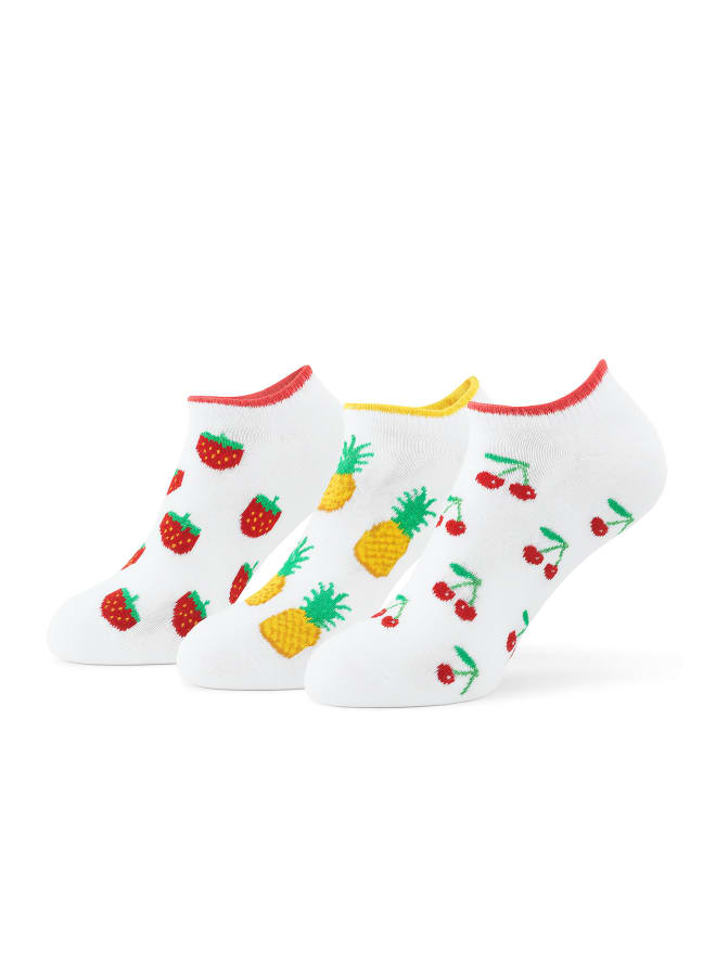 SAM SOCKS Ankle Fruits Socks Multicolour  - Image 1