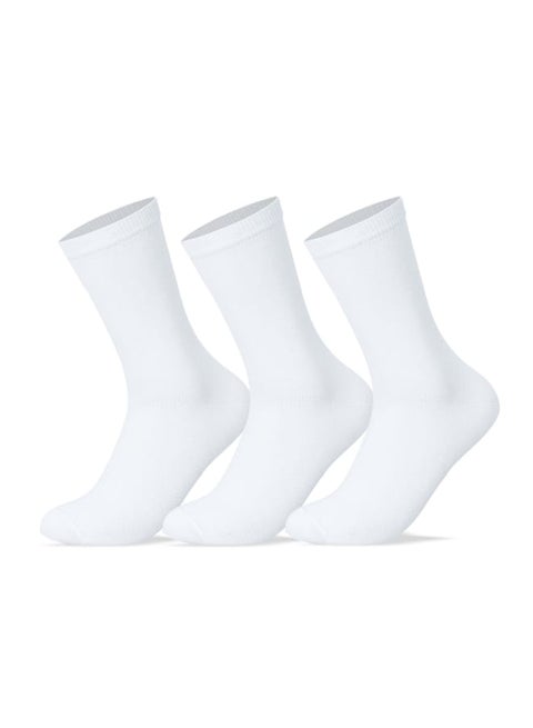 Classic Plain Socks White