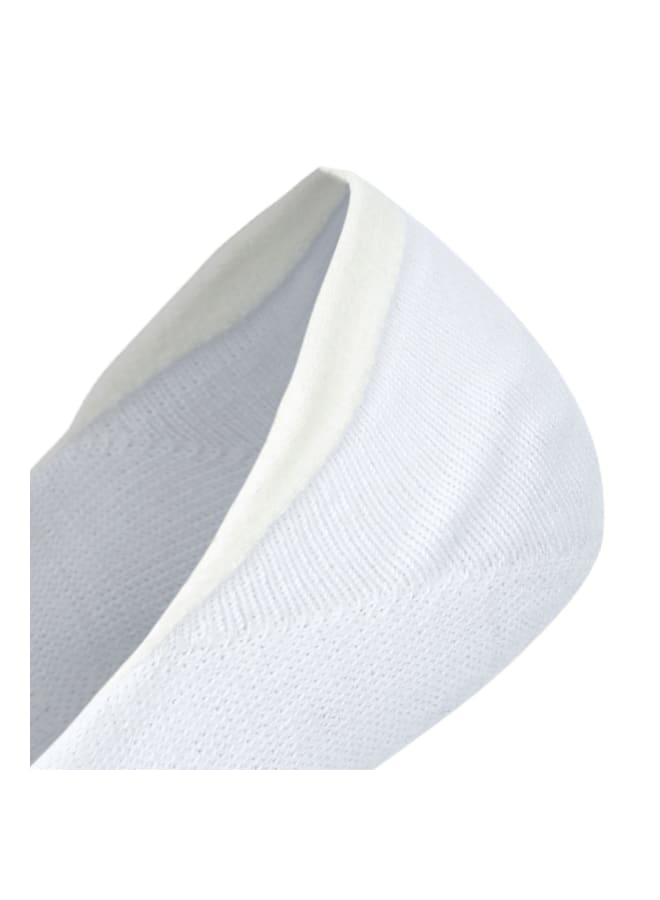 SAM SOCKS Invisible Silicon Plain Socks White  - Image 5