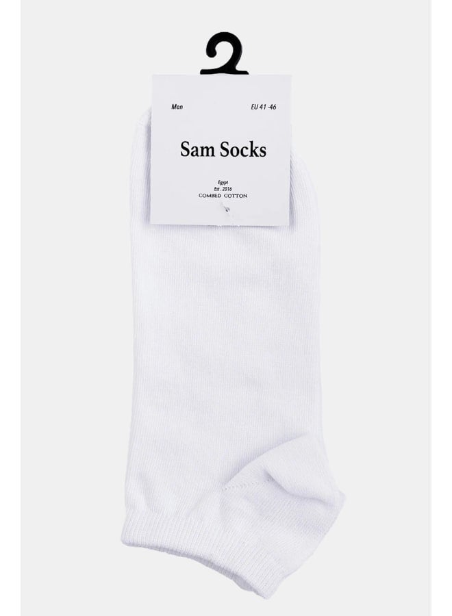 سام سوكس جوارب سادة بطول الكاحل أبيض - Image 3