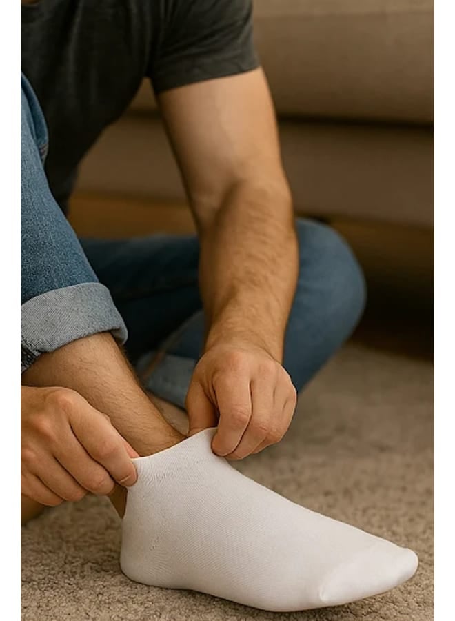 سام سوكس جوارب سادة بطول الكاحل أبيض - Image 4