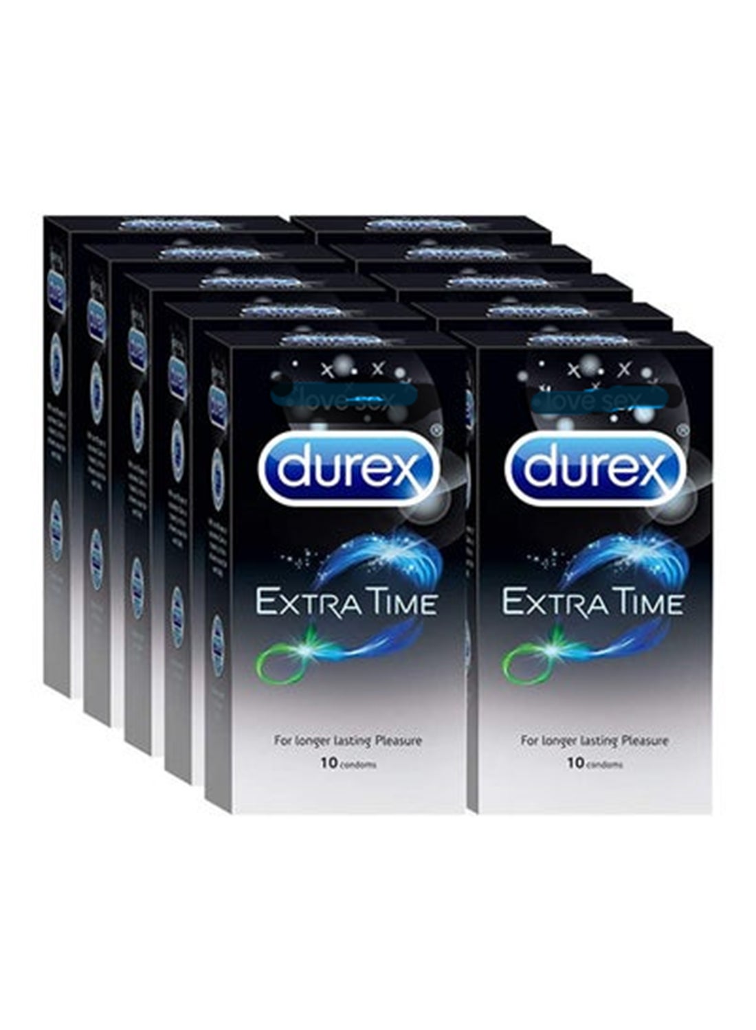 Pack Of 10 Extra Time Condoms 