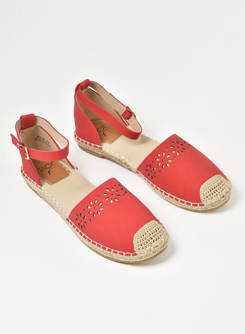 Jove - Women's Casual Espadrilles Red - Image 1