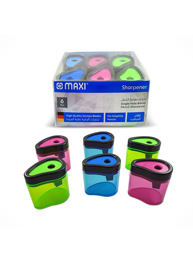 Maxi 6- Piece Sharpeners Set Multicolour