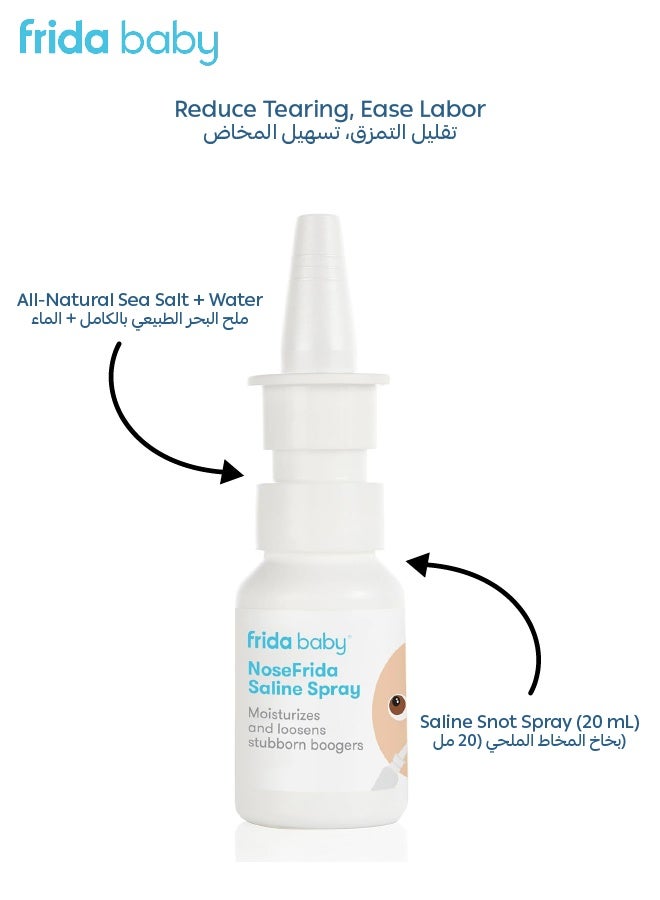 فريدا بيبي بخاخ أنفي ملحي طبيعي للأطفال | مصنوع في السويد | رذاذ مرطب لطيف لتخفيف احتقان حديثي الولادة والرضع | يخفف المخاط وينظف الأنف المسدود | خالٍ من الأدوية وآمن للاستخدام - Image 4
